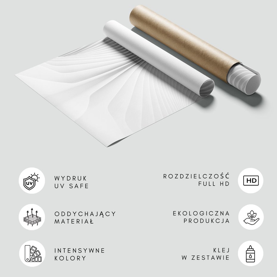 Fototapeta - abstrakcja, wzory, biały