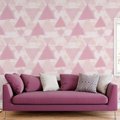 Tapeta - trójkąty, kropki, linie