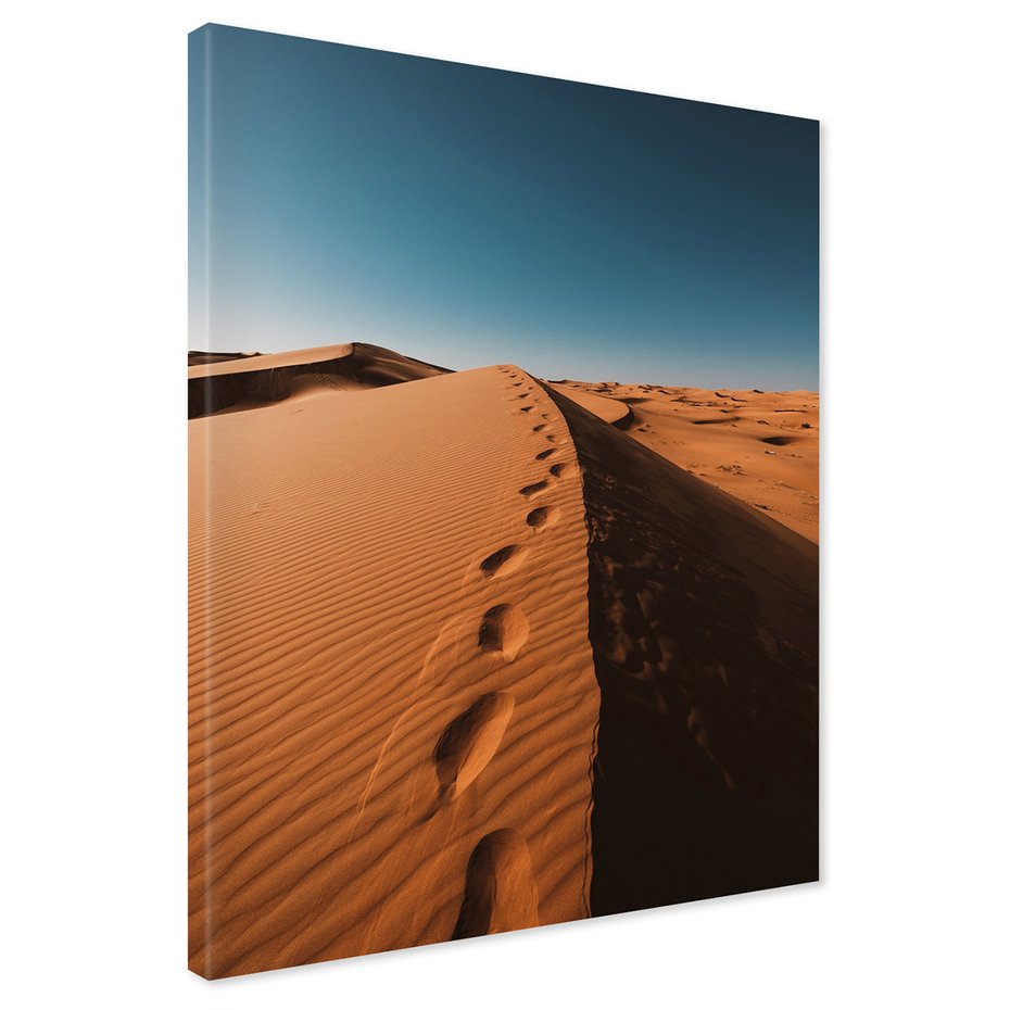 Obraz na płótnie - pustynia, piasek, niebo