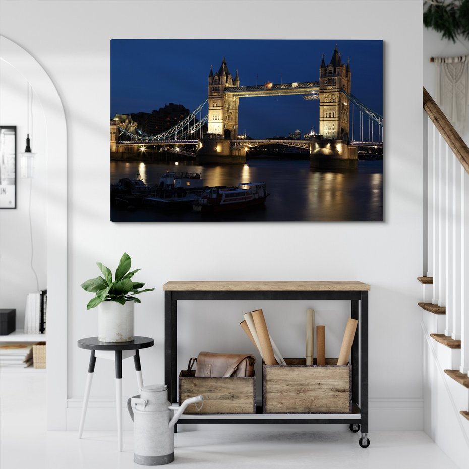 Obraz na płótnie - Londyn, Most, Rzeka