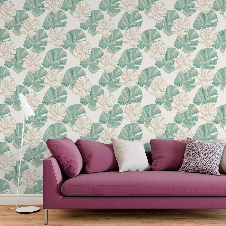 Tapeta - liście, monstera, natura