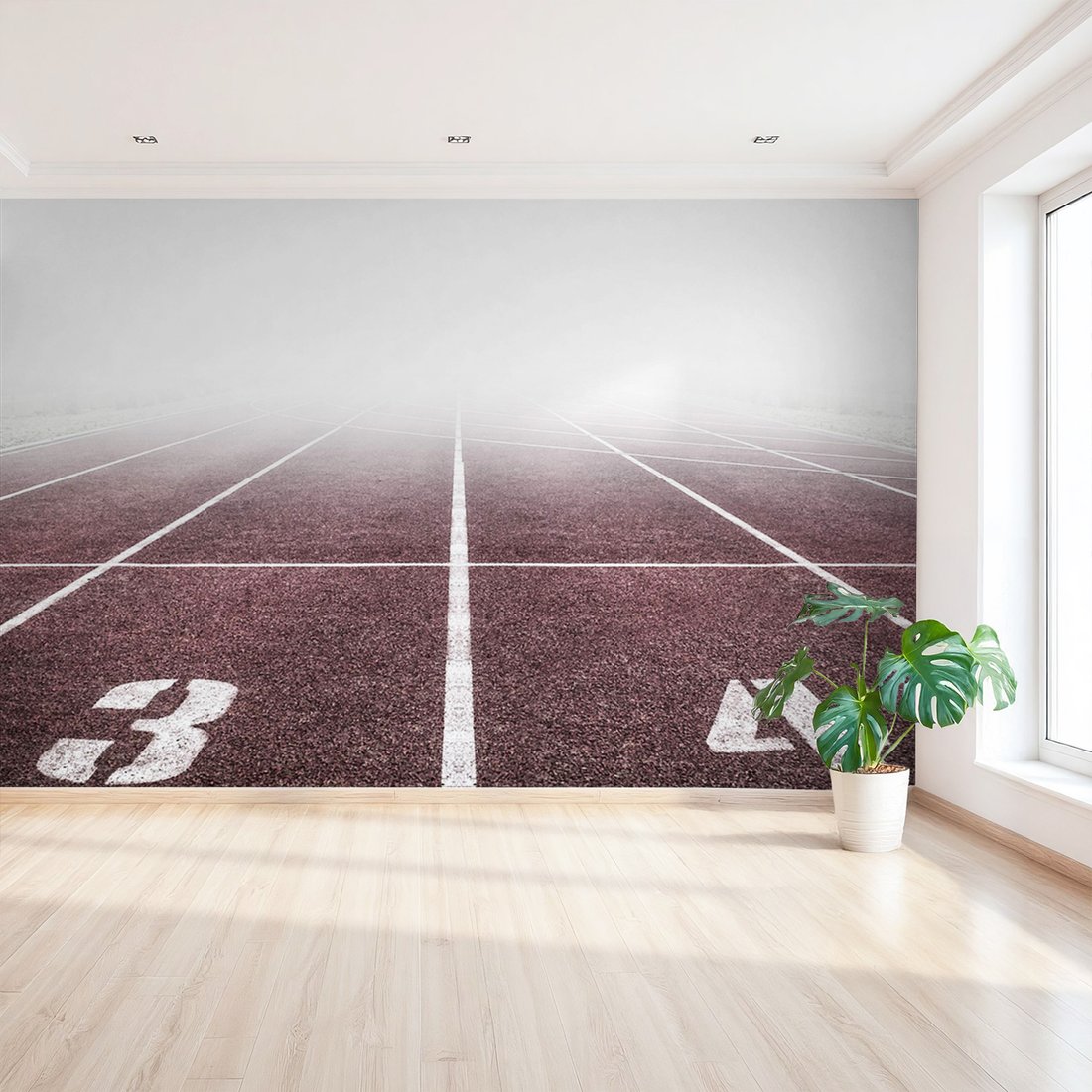 Fototapeta - bieżnia, sport, linia