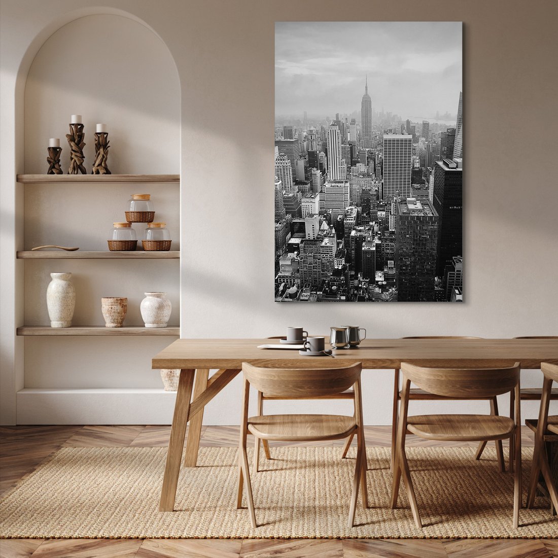 Obraz na płótnie - miasto, budynki, panorama