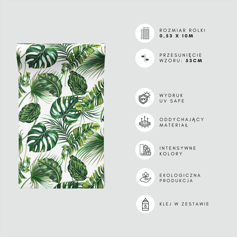 Tapeta - liście, tropiki, dżungla