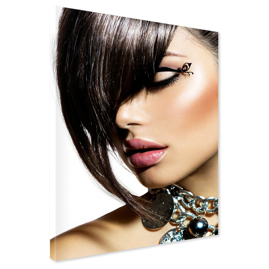 Obraz na płótnie - makijaż, uroda, kobieta
