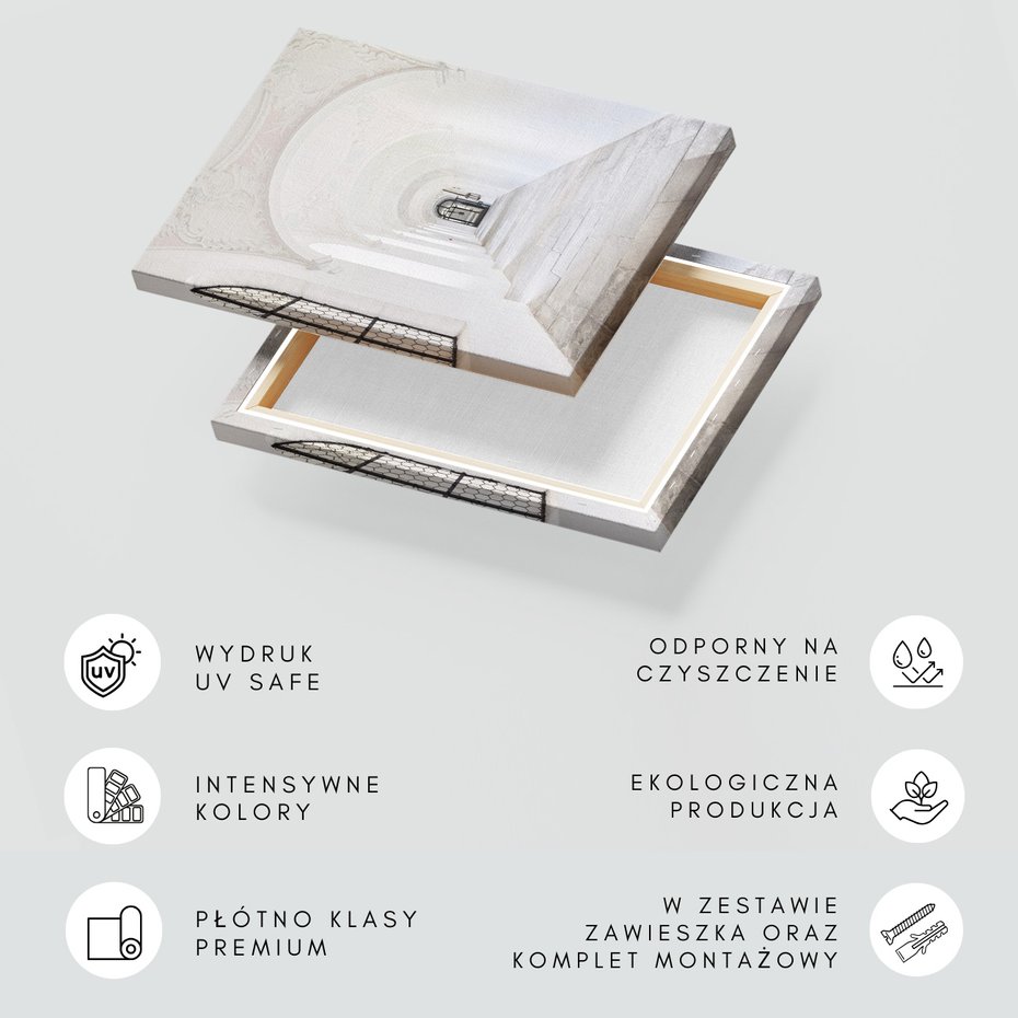 Obraz na płótnie - korytarz, architektura, wnętrze