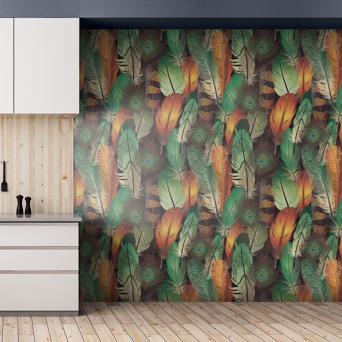 Tapeta - pióro, paw, elegancja