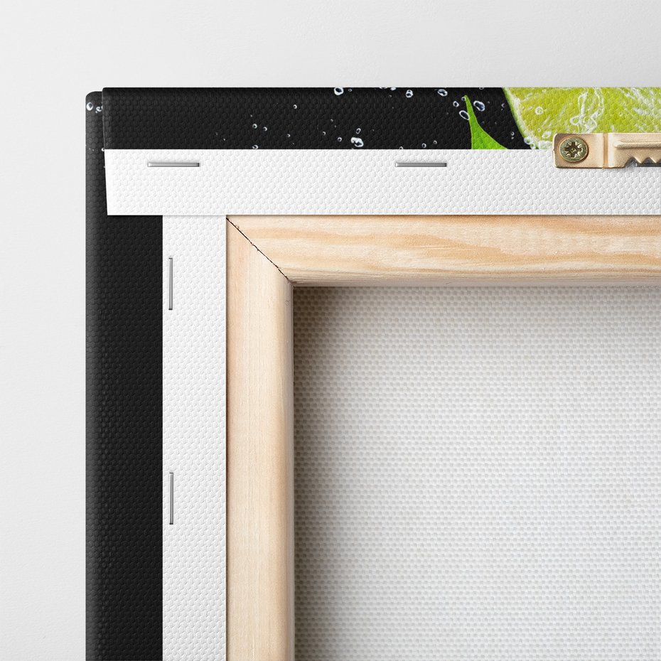 Obraz na płótnie - owoce, woda, świeżość