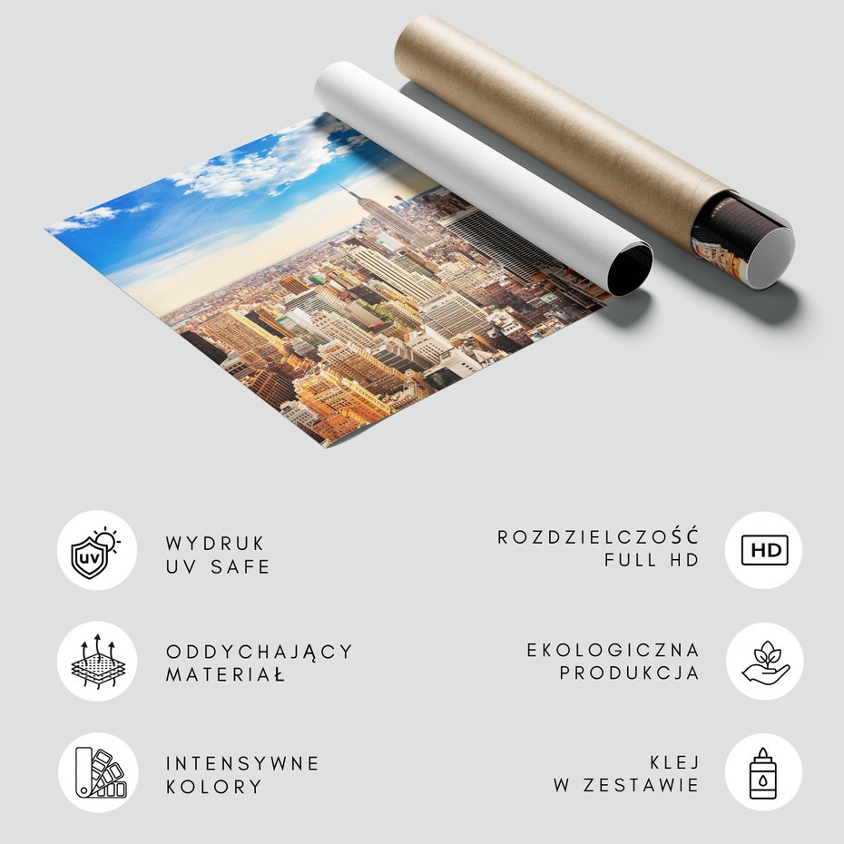 Fototapeta - miasto, budynki, niebo