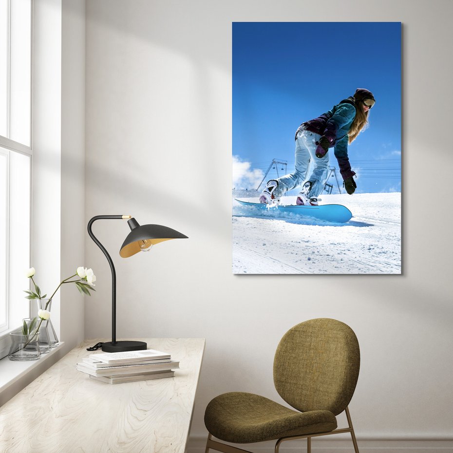 Obraz na płótnie - snowboard, zima, sport