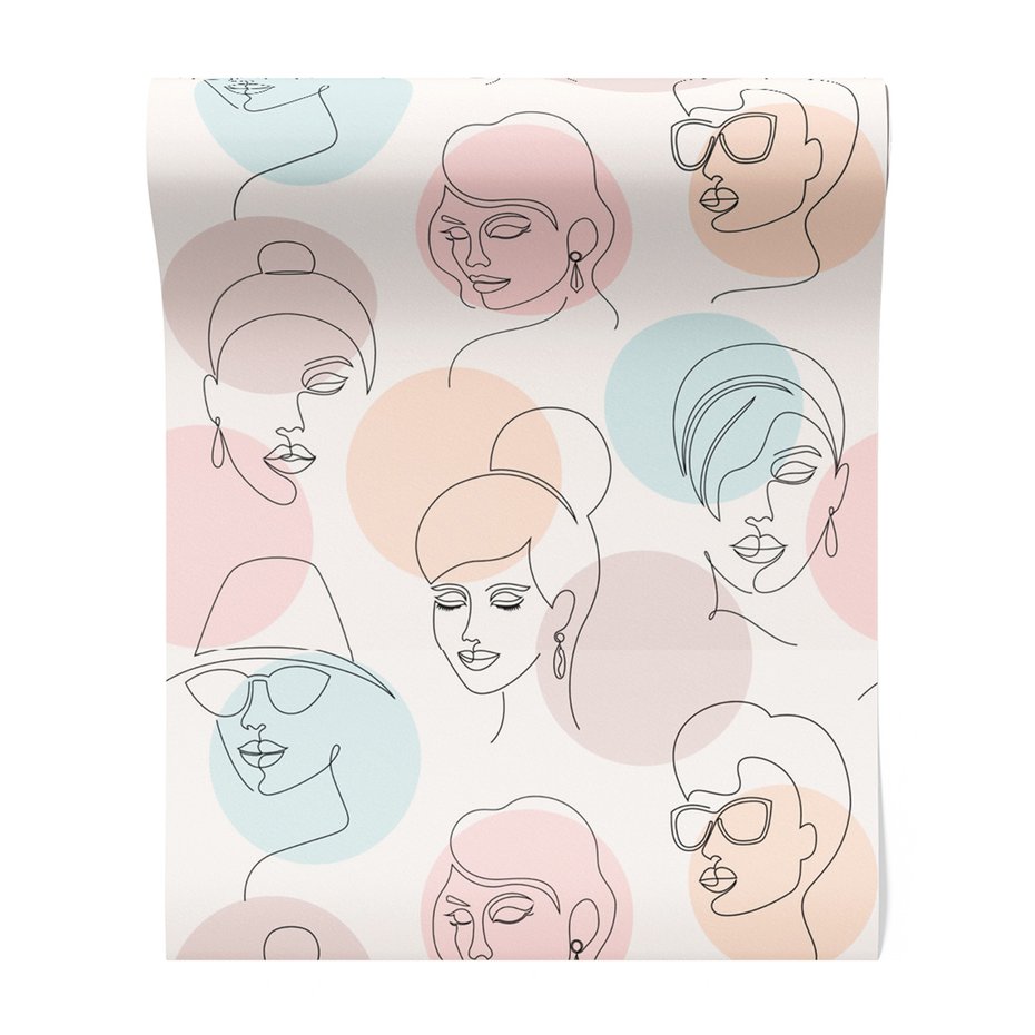 Tapeta - portrety, kobiety, abstrakcja