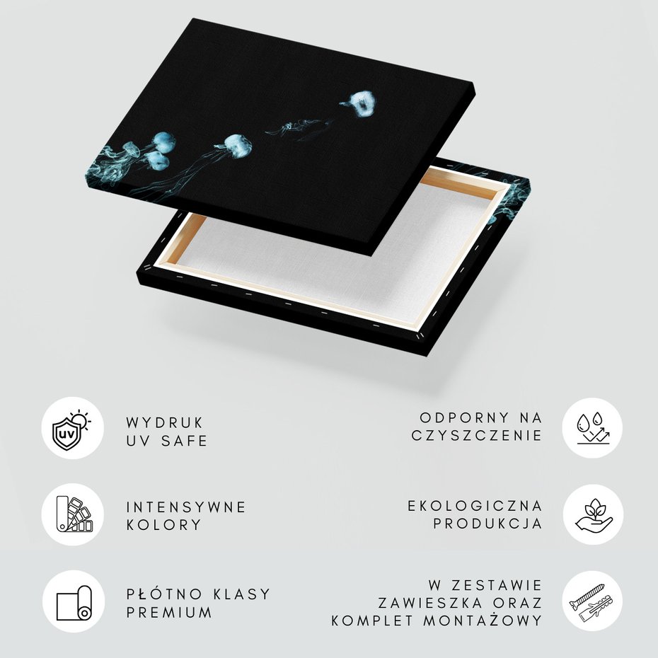 Obraz na płótnie - abstrakcja, dym, kosmos