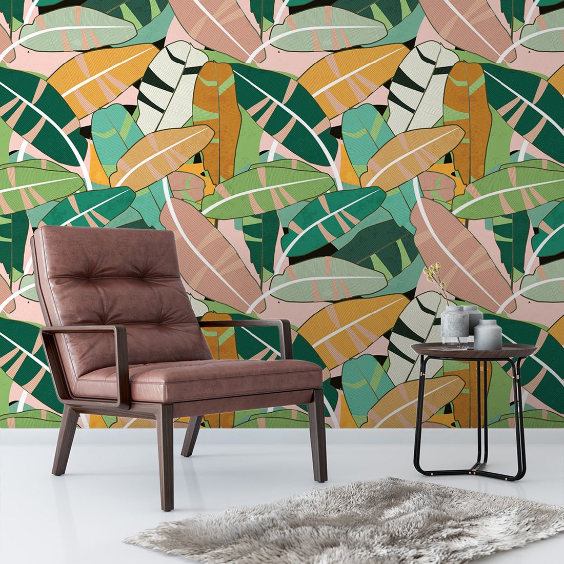 Tapeta - liście, natura, abstrakcja