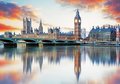 Fototapeta - Londyn, Tamiza, Big Ben