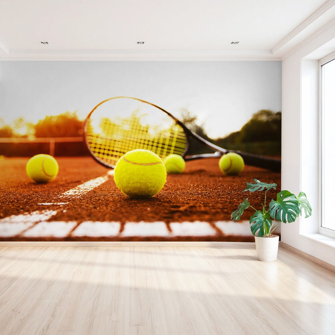 Fototapeta - tenis, piłka, rakieta