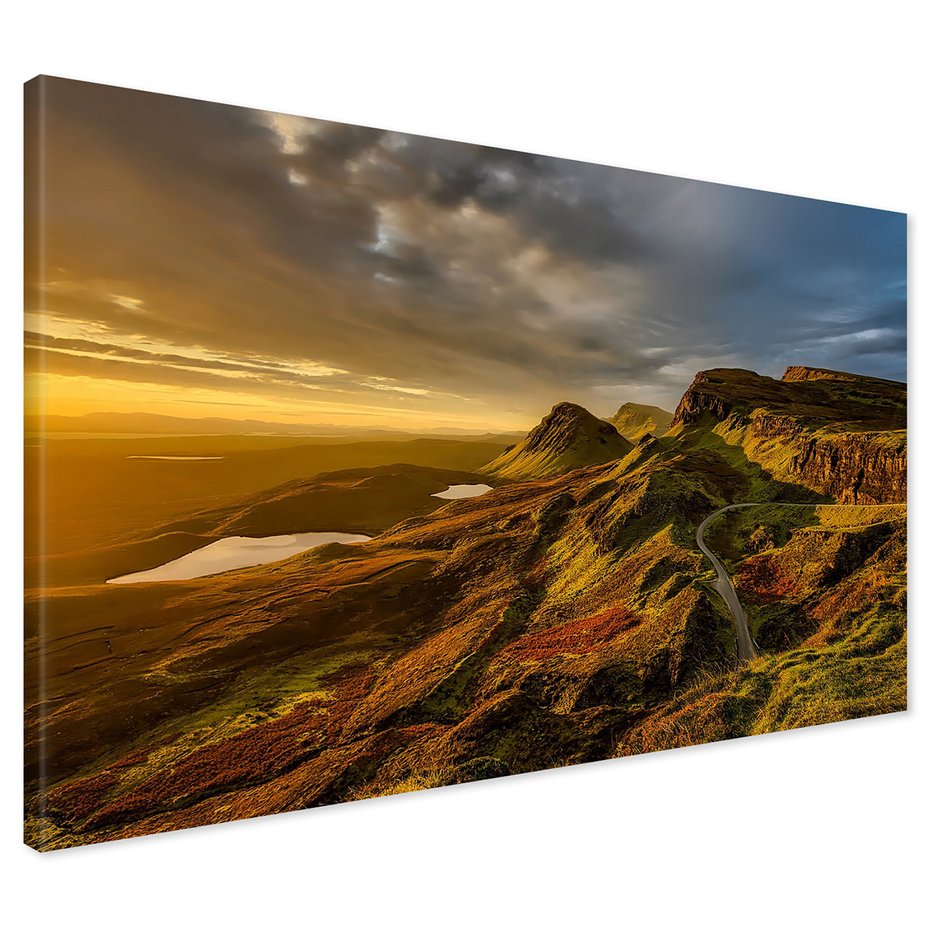 Obraz na płótnie - krajobraz, góry, droga