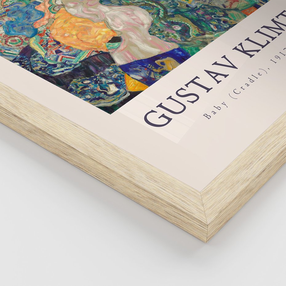 Zestaw obrazy w ramie, plakaty - Gustav Klimt, obraz, sztuka - rama drewno