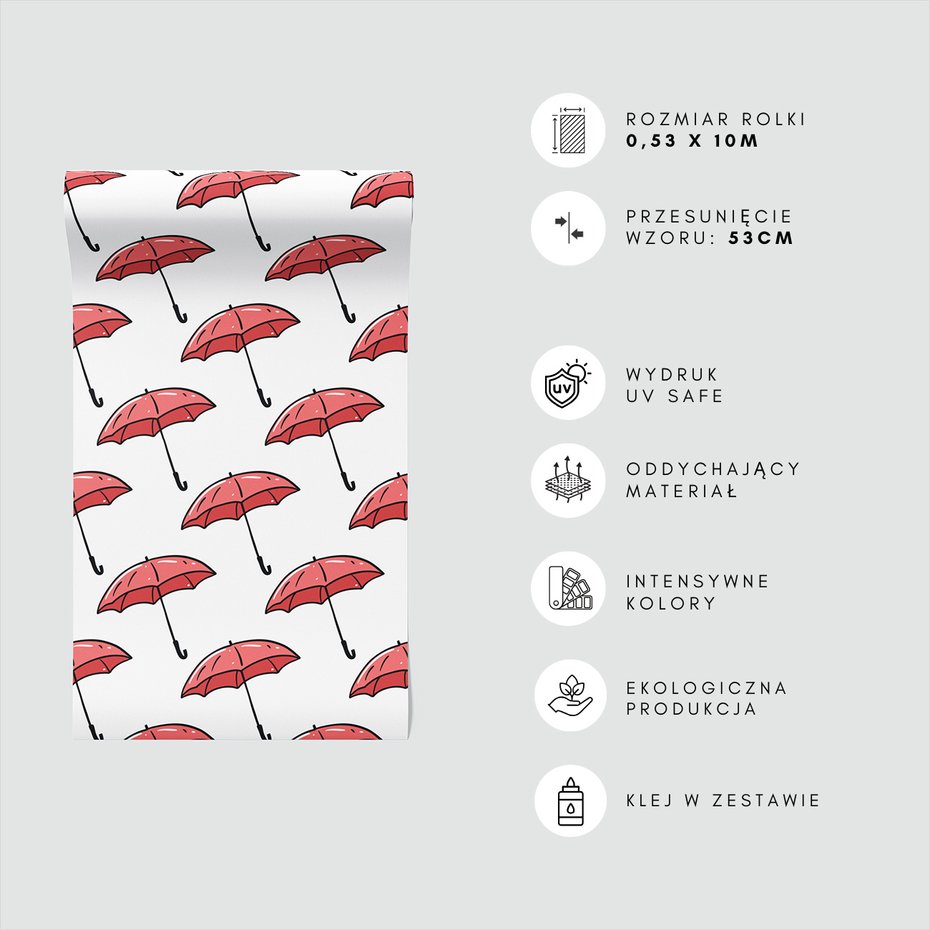 Tapeta - parasole, tło, rysunek