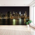 Fototapeta - miasto, noc, budynki