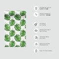 Tapeta - liście, monstera, wzór
