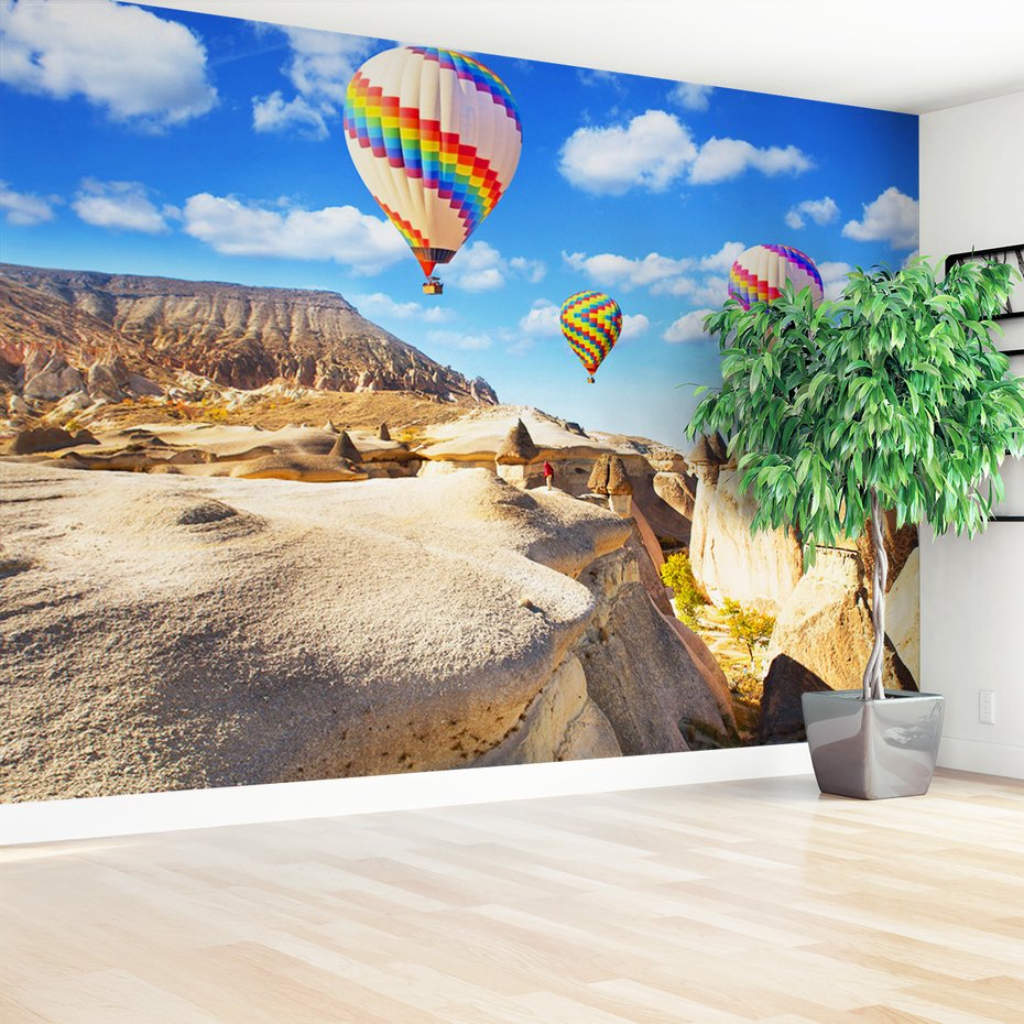 Fototapeta - balony, krajobraz, kapadocja