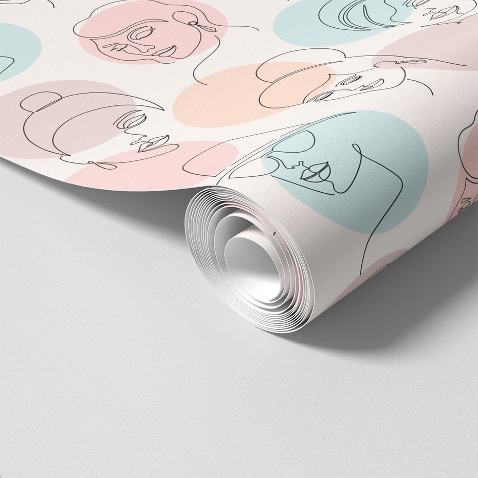 Tapeta - portrety, kobiety, abstrakcja