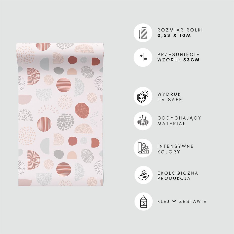 Tapeta - koła, linie, abstrakcja