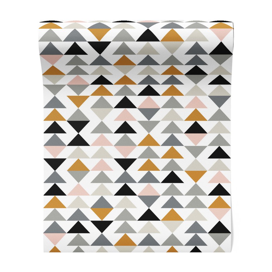 Tapeta - trójkąty, geometria, abstrakcja