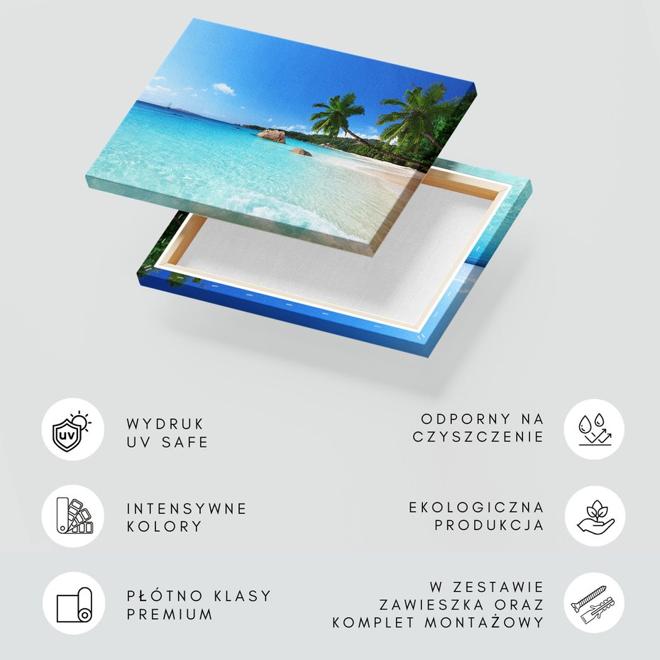 Obraz na płótnie - plaża, morze, tropiki