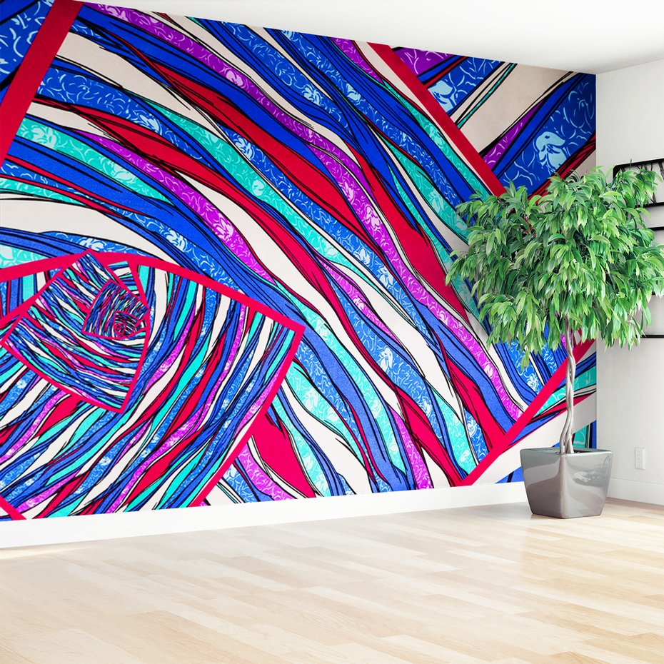 Fototapeta - abstrakcja, wzory, kolory