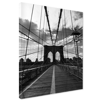 Obraz na płótnie - most, miasto, niebo