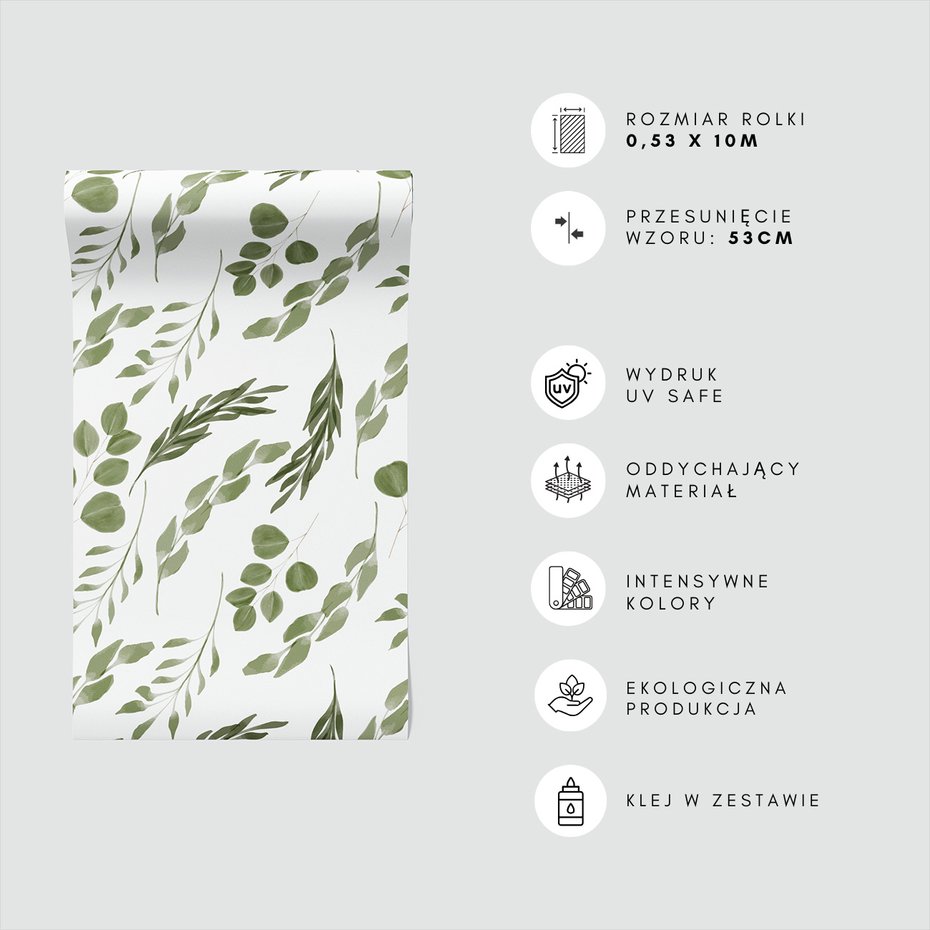 Tapeta - liście, gałązki, eukaliptus