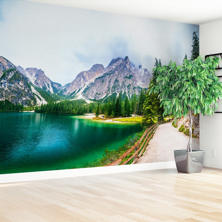 Fototapeta - jezioro, góry, lasy