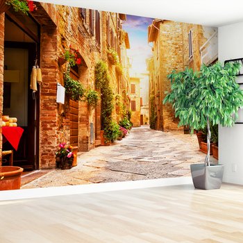 Fototapeta - uliczka, miasto, kamień,