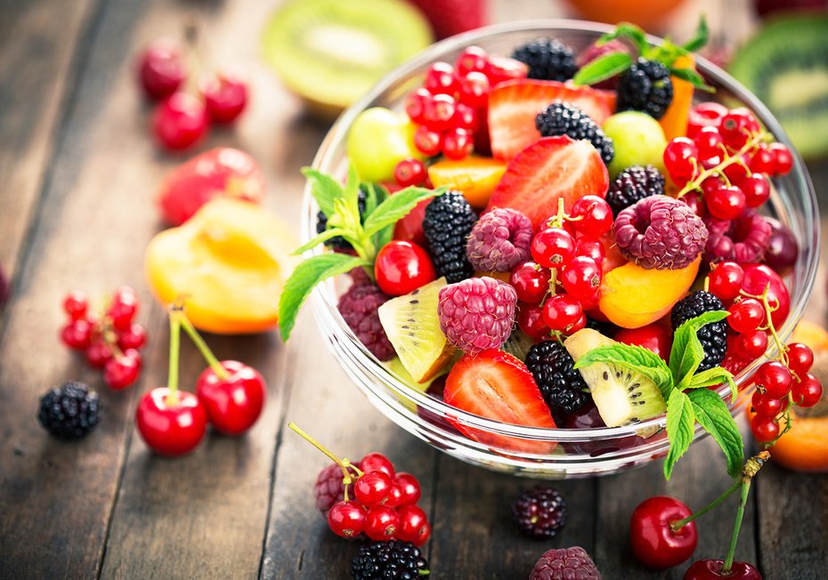 Fototapeta - owoce, świeżość, deser