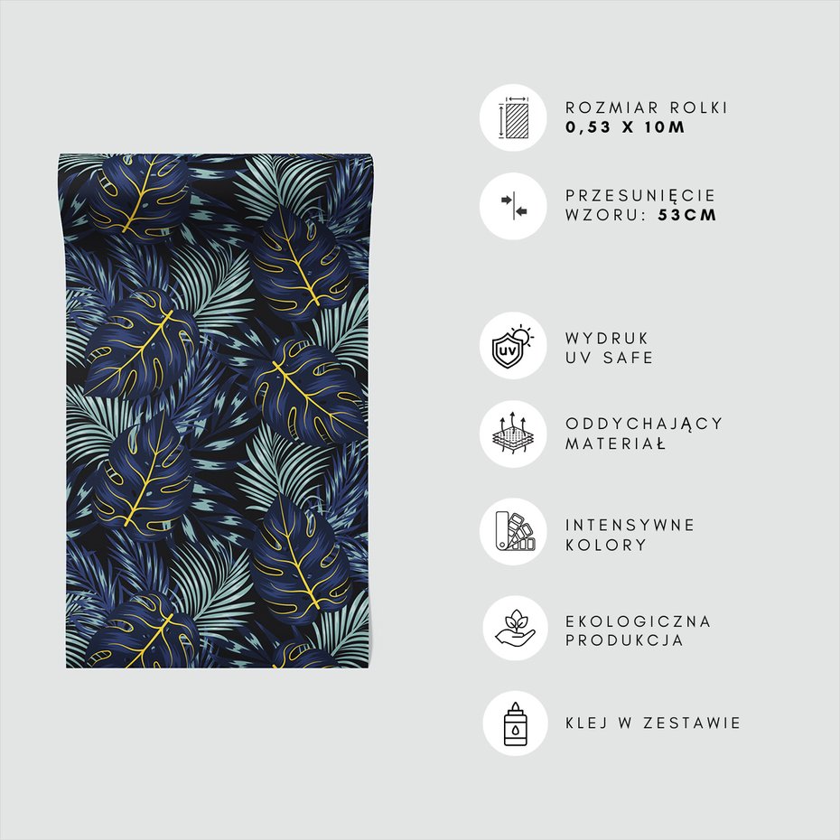 Tapeta - liście, monstera, tropikalny