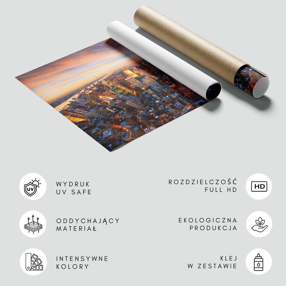 Fototapeta - miasto, budynki, niebo