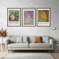 Zestaw obrazy w ramie, plakaty - Gustav Klimt, obraz, sztuka - rama czarna