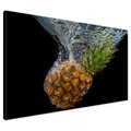 Obraz na płótnie - ananas, woda, owoce