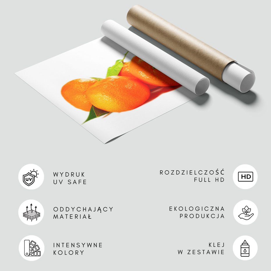 Fototapeta - mandarynki, owoce, świeżość