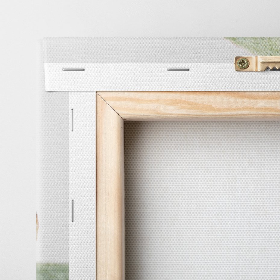 Obraz na płótnie - eukaliptus, liście, gałązka