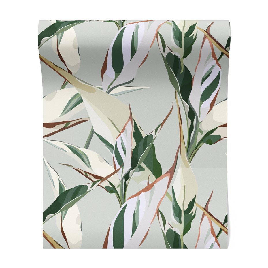 Tapeta - liście, wzór, natura