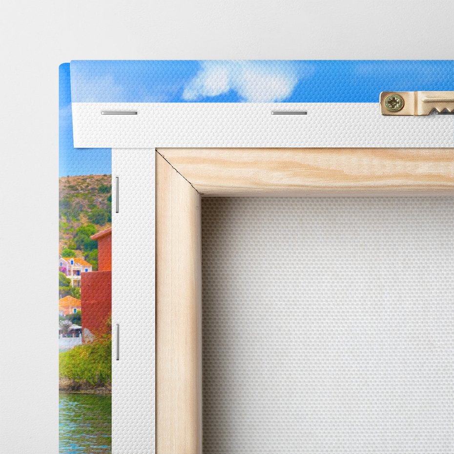 Obraz na płótnie - morze, miasto, woda