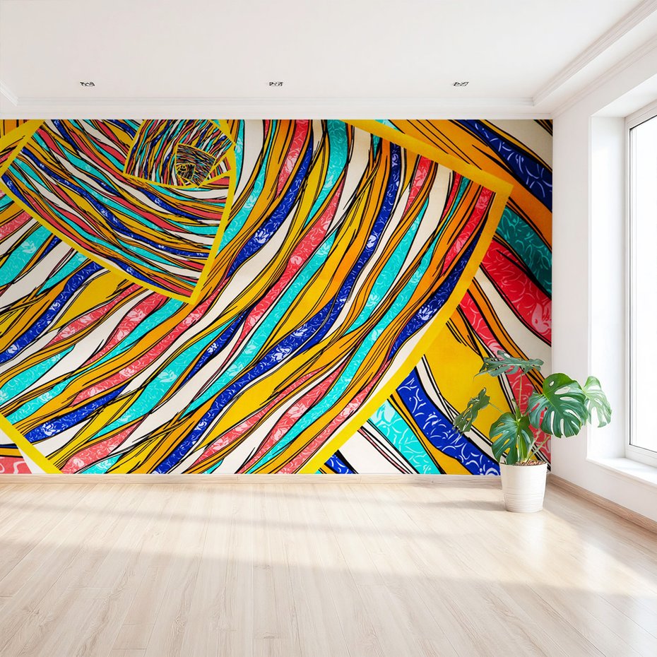 Fototapeta - abstrakcja, wzory, kolory