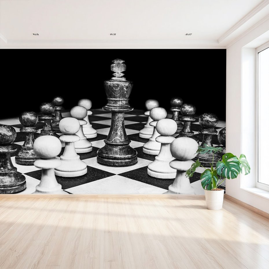 Fototapeta - szachy, gra, figury