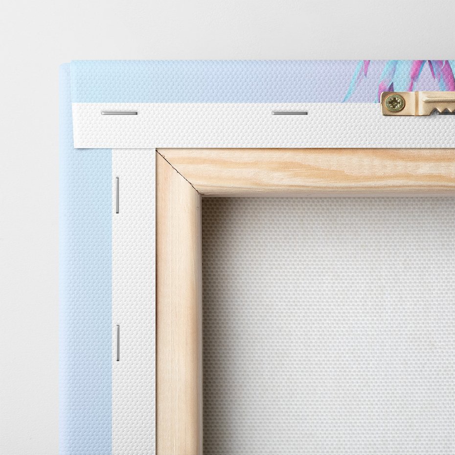 Obraz na płótnie - ananas, pastelowy, owoce