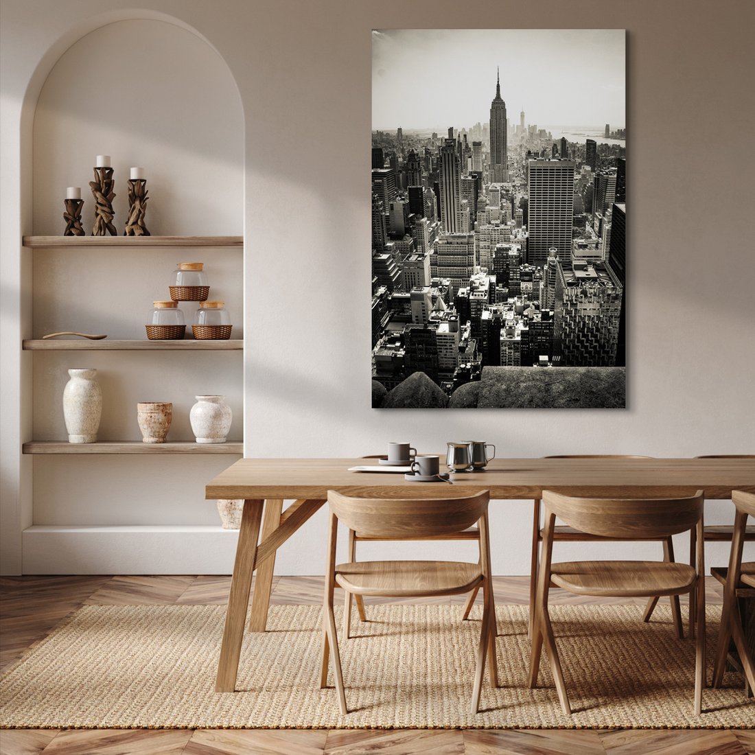 Obraz na płótnie - miasto, budynki, panorama