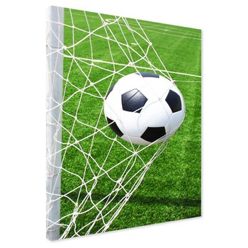Obraz na płótnie - piłka nożna, bramka, siatka