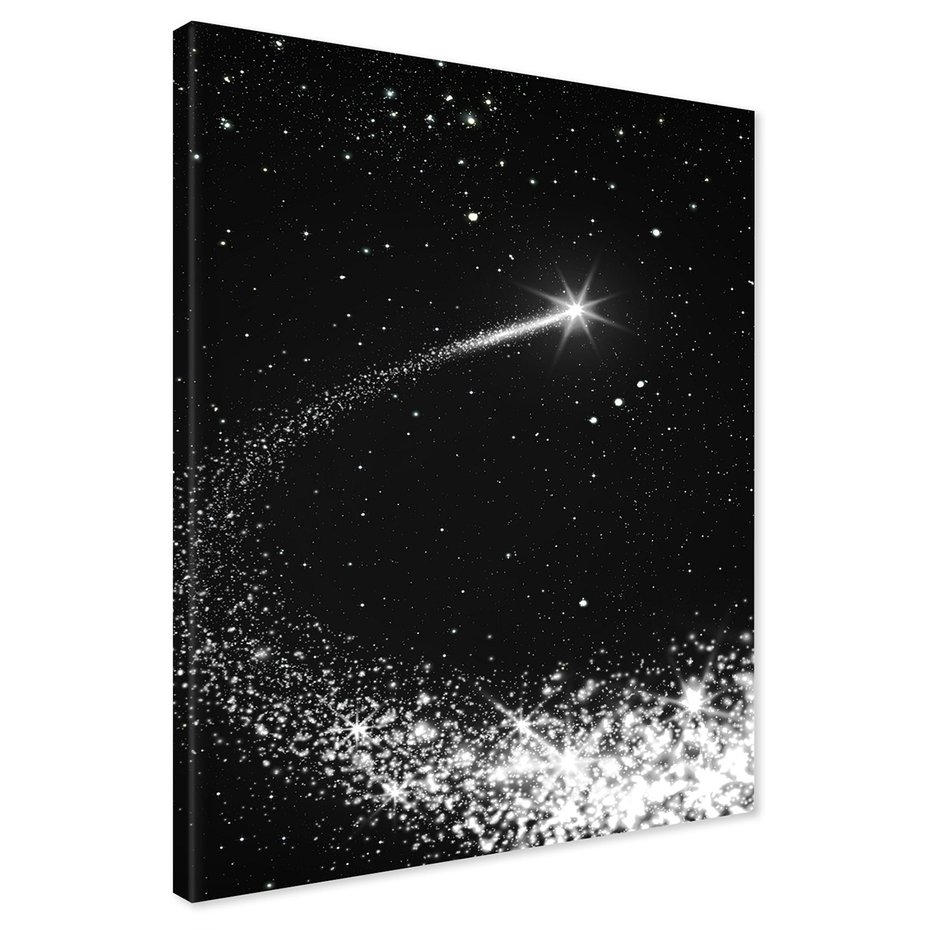 Obraz na płótnie - gwiazda, przestrzeń, noc