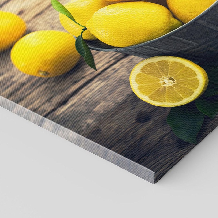 Obraz na płótnie - cytryny, owoce, żółty